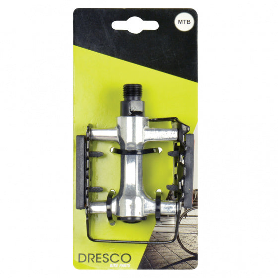 Dresco fietspedalen mountainbike - mtb - chroom zwart
