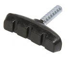 remblokken 52 mm metaal zwart/zilver 2 stuks
