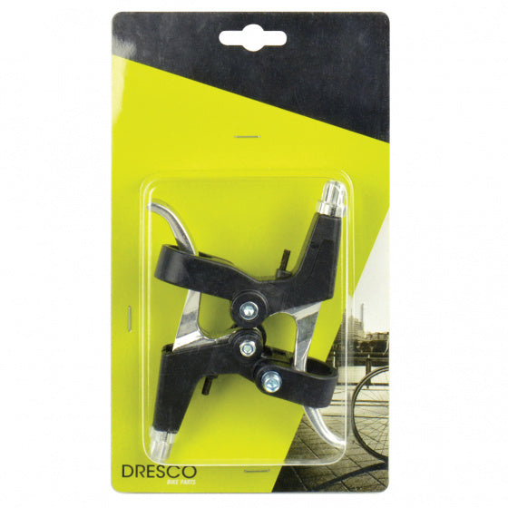 Dresco remgrepen - v-rem - 2 stuks - chroom zwart