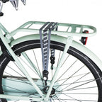 Dresco bagagebinder met haken - zwart grijs - 60 cm