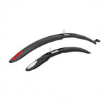 spatbordset MTB 24/26 inch zwart 3-delig