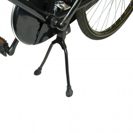 Dresco tweebeen fietsstandaard 26 28 inch zwart
