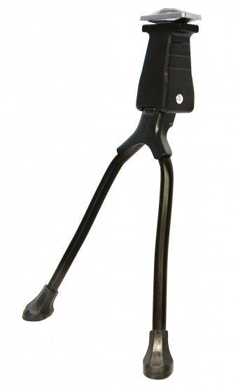 Dresco tweebeen fietsstandaard 26 28 inch zwart