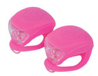 Dresco siliconen roze fietsverlichting