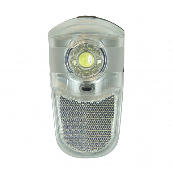 Dresco fietsverlichting - fietslamp tour - led koplamp chroom