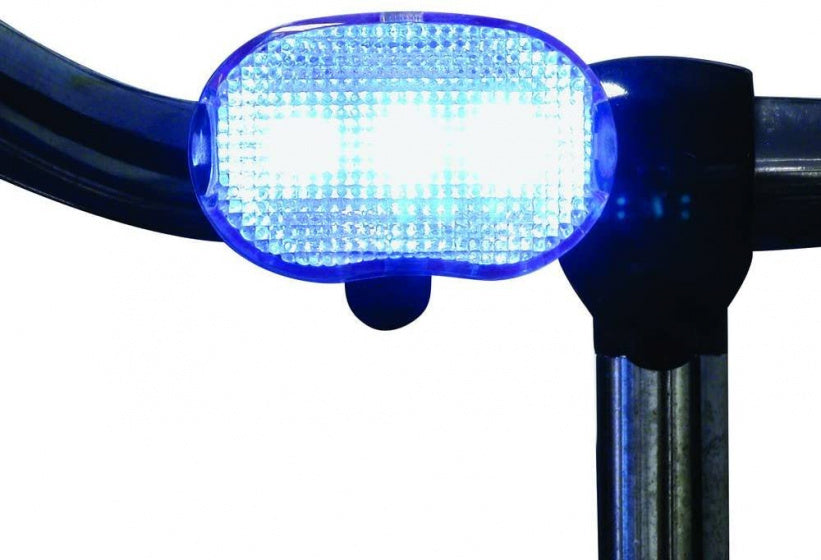 Dresco fietsverlichting - fietslamp classic - led koplamp zwart