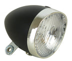 Dresco koplamp fiets classic zwart - fietsverlichting - classic - 3 leds - zwart