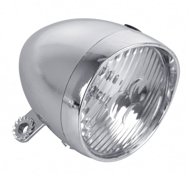Dresco fietskoplamp - classic - 3 leds - chroom