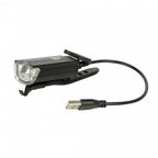 voorlicht 200 lumen led oplaadbaar zwart