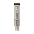 Dresco zadelpen 300x27,2x31,6mm aluminium zilver