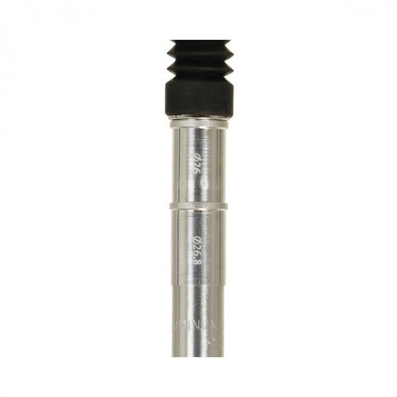 Dresco zadelpen 300x25,4x26,8mm aluminium zilver