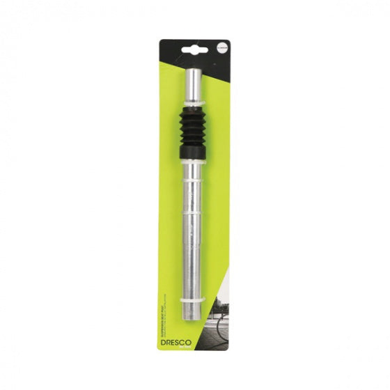 Dresco zadelpen 300x25,4x26,8mm aluminium zilver