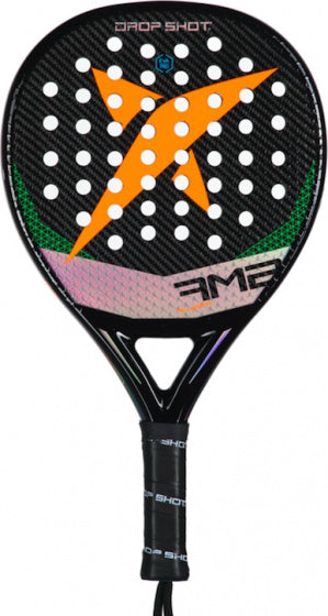 padelracket Allegra 38 mm 45,5 cm EVA zwart/oranje