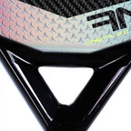 padelracket Allegra 38 mm 45,5 cm EVA zwart/oranje