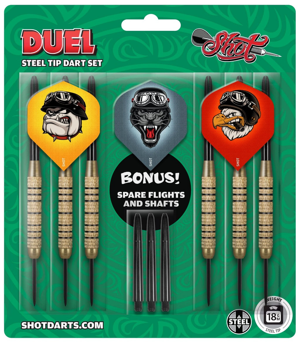 Shot Value Range Duel Steeltip Darts Set