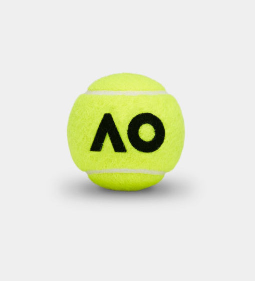 Australian Open tennisballen 2 x 4 stuks geel
