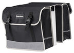 Dunlop - dubbele fietstas - zwart - 26 l