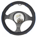 Dunlop stuurhoes - universeel - pu - zwart blauw - ø37-39 cm