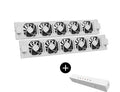 Heatfan 5 - radiatorventilator duo - wit + touch sensor