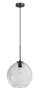 hanglamp Loop 30 x 25 cm E27 glas 60W matgrijs