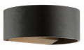 Dyberg larsen Wandlamp Circle outdoor 6W 15,2 cm staal zwart