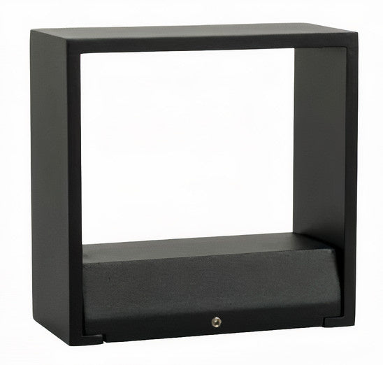 Dyberg larsen Wandlamp Jupiter outdoor 6W 15,2 cm staal zwart