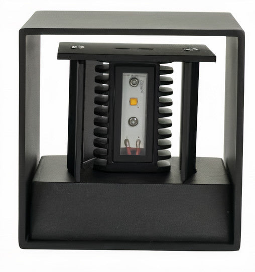 wandlamp Venus outdoor 6W 10,8 cm staal zwart