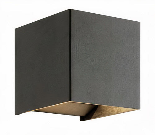 wandlamp Venus outdoor 6W 10,8 cm staal zwart