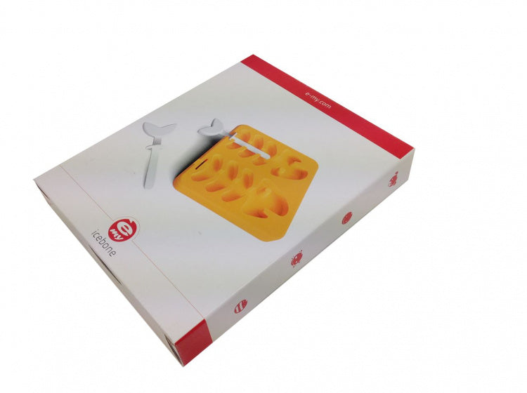 ijslollymaker vis junior 18 x 15 cm siliconen oranje