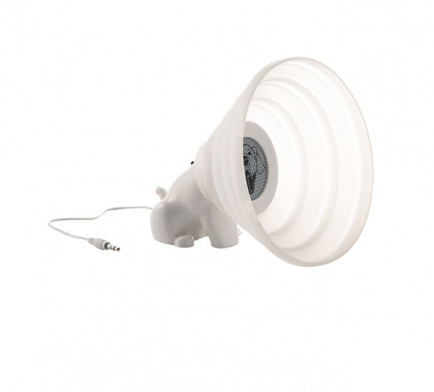 speaker Betty junior 14 cm ABS/siliconen wit