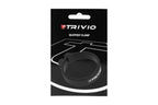 Trivio - zadelpenstopper aluminium zwart 27.2mm