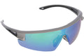 Trivio - hadley fietsbril met 2 extra lenzen grijs / zwart