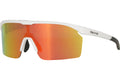 Trivio - fietsbril noa wit revo rood met extra transparante lens