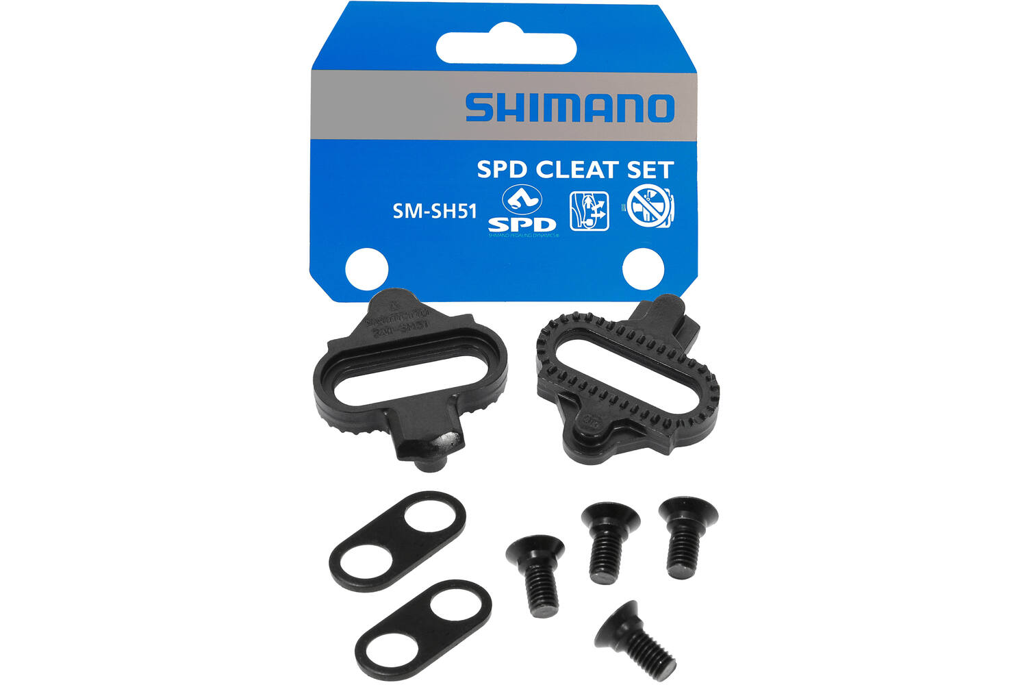 Shimano stel spd plaatjes sh51 single