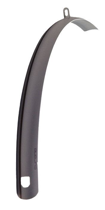 Sks Ridley voorspatbord 28 inch kunststof 40 mm mat zilver / gouden bies