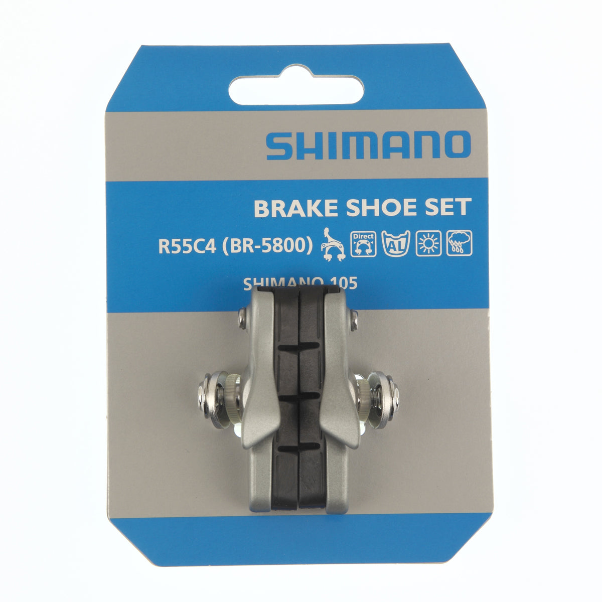 Shimano remblokkenset br 5800 race zilver y88t98040 op kaart