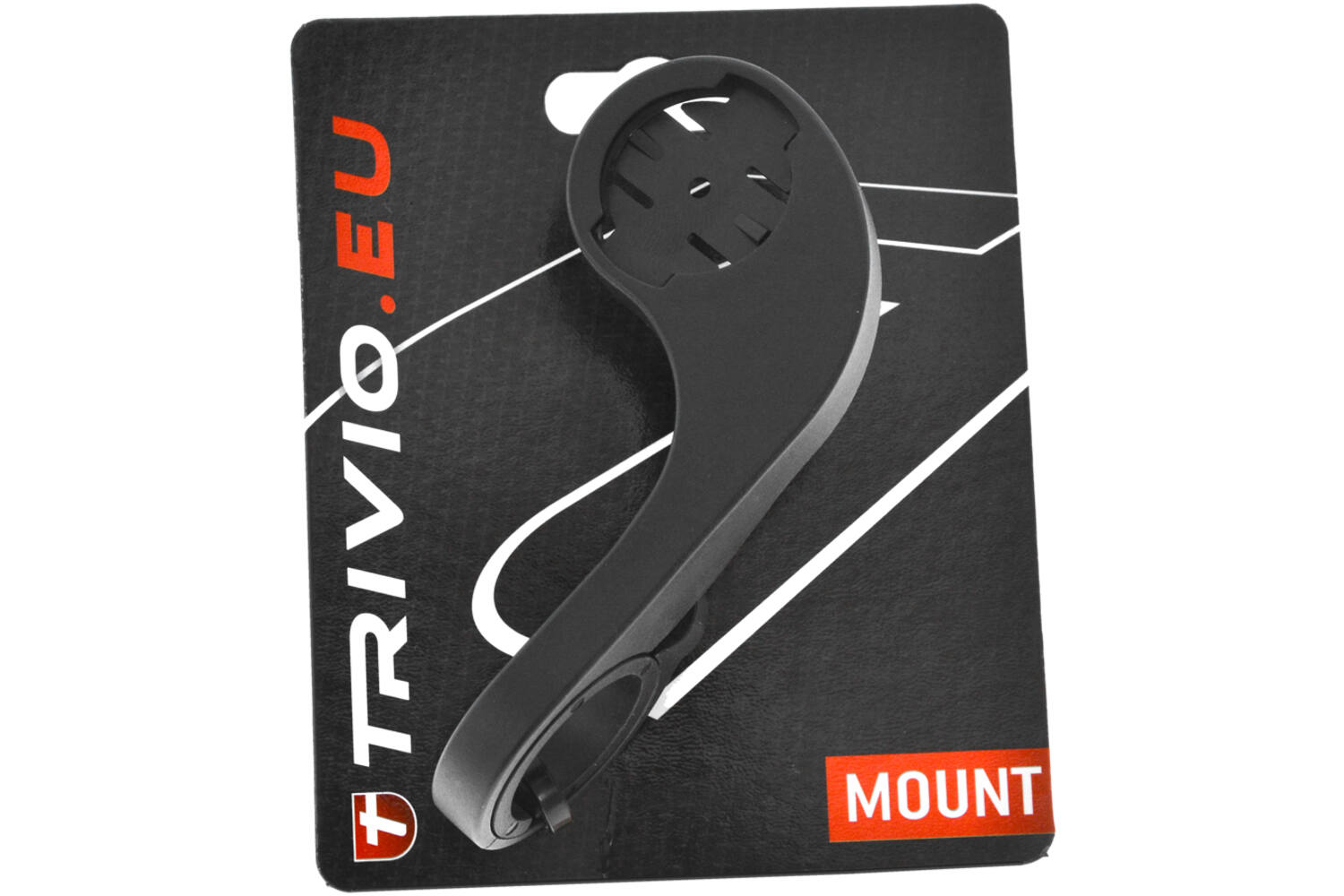 Trivio - stuurhouder garmin 200 500 800 ø31.8mm (+shim ø28.6mm) abs zwart