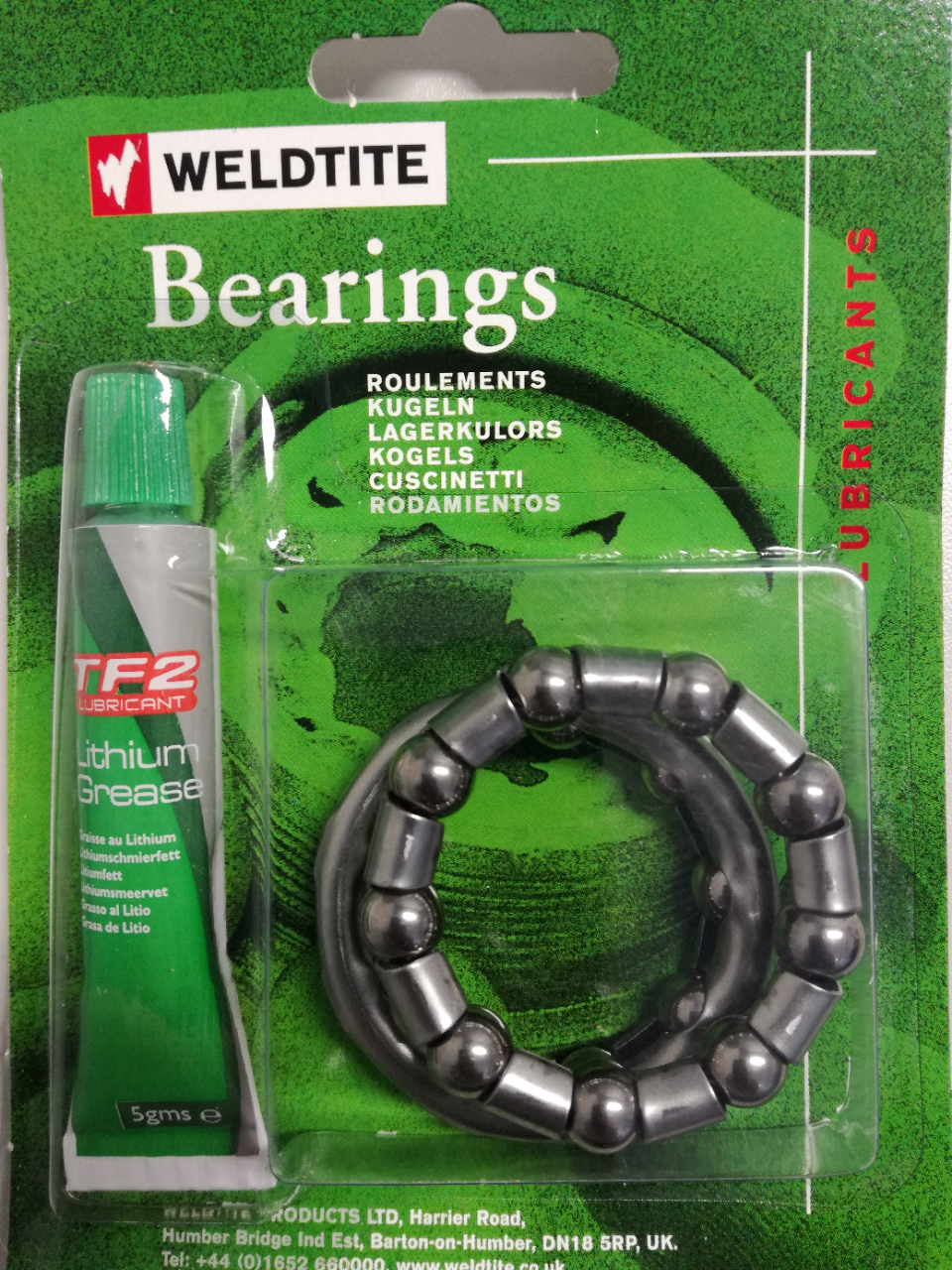Weldtite tf2 kogelring voornaaf 3 16 + lithium vet