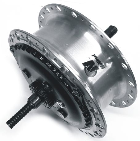 nuvinci n171 achternaaf zilver rollerbrake 36 gaats kaal