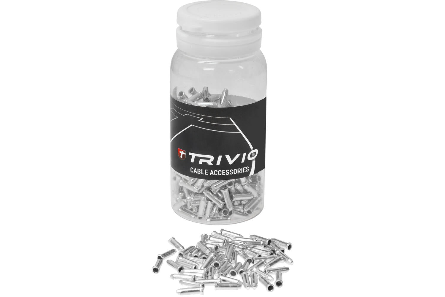 Trivio - fietskabel eindkap ø2.3mm aluminium - 500st.