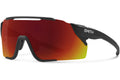 Smith Attack mag mtb bril matte black chrom red mirror