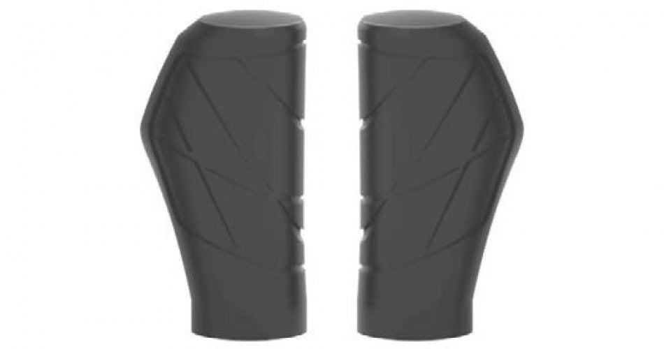 Qt handvatten ergonomisch 2x95mm zwart bulk