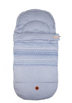 Grandma Memini voetenzak 3-in-1 blauw 110 cm