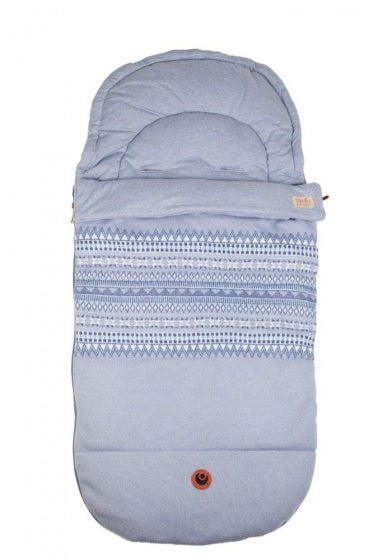 Grandma Memini voetenzak 3-in-1 blauw 110 cm