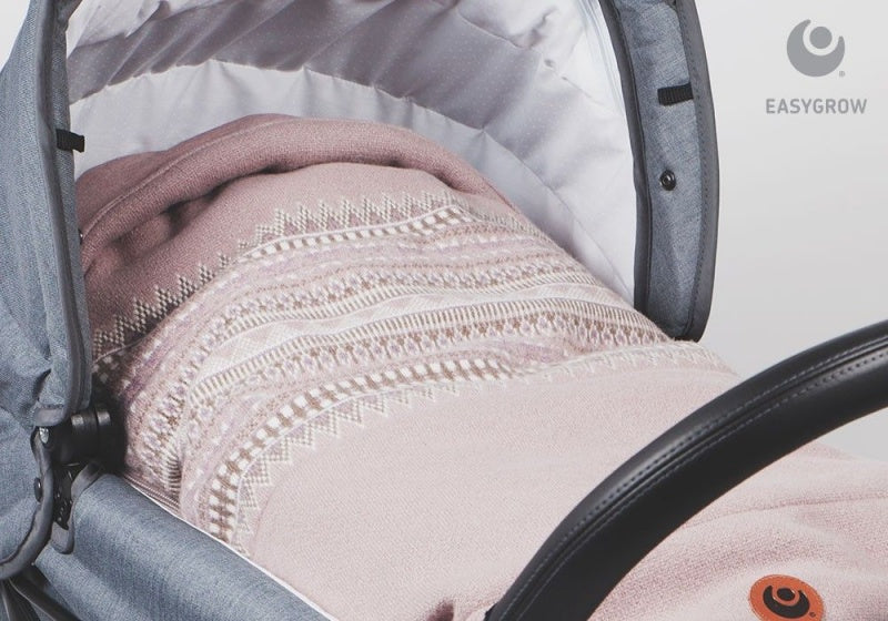 Grandma Memini voetenzak 3-in-1 roze 110 cm