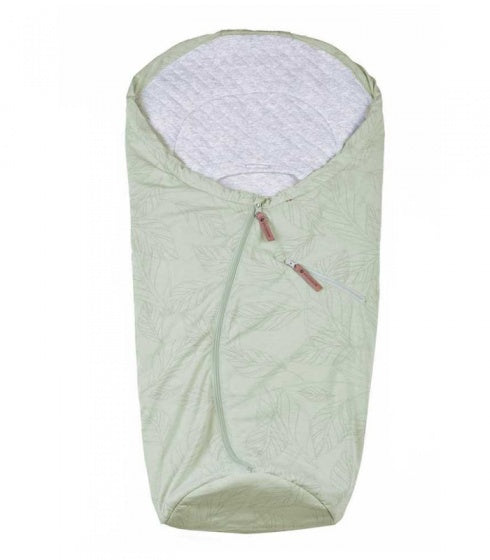 Lite Leaf autostoel voetenzak groen 92 x 45 cm