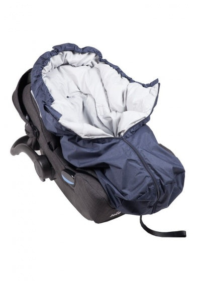 Mini autostoel voetenzak navy 87 x 42 cm
