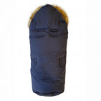 voetenzak Nature 98-130 cm katoen donkerblauw