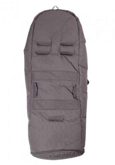 voetenzak Exclusive 98-130 cm katoen/polyester donkergrijs