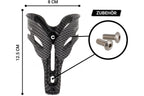 Trivio - bidonhouder carbon look aluminium zwart / wit